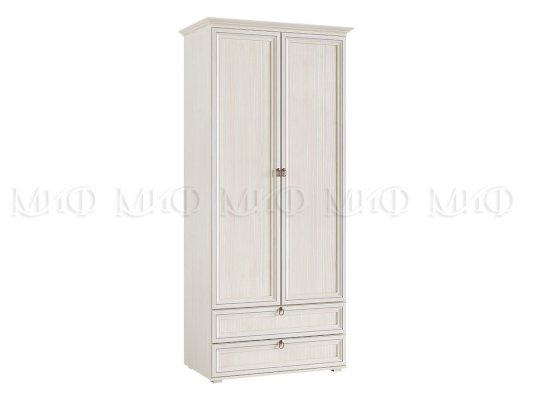 Двухдверный шкаф платяной Престиж 2 (Миф)